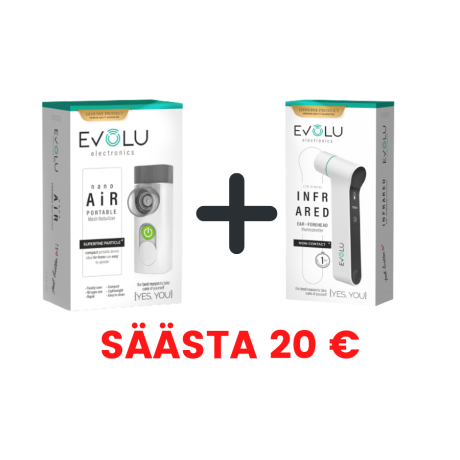 Evolu Nano Air inhalaator ja termomeeter