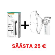 Evolu kontaktivaba termomeeter + Air Pro 8 inhalaator - ERIPAKKUMINE!