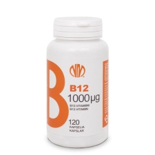 Vitamiin B12 1000 mcg kapslid, 120 tk